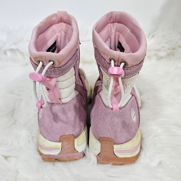 Timberland girls boots pink and white sz.2.5 - Picture 14 of 15